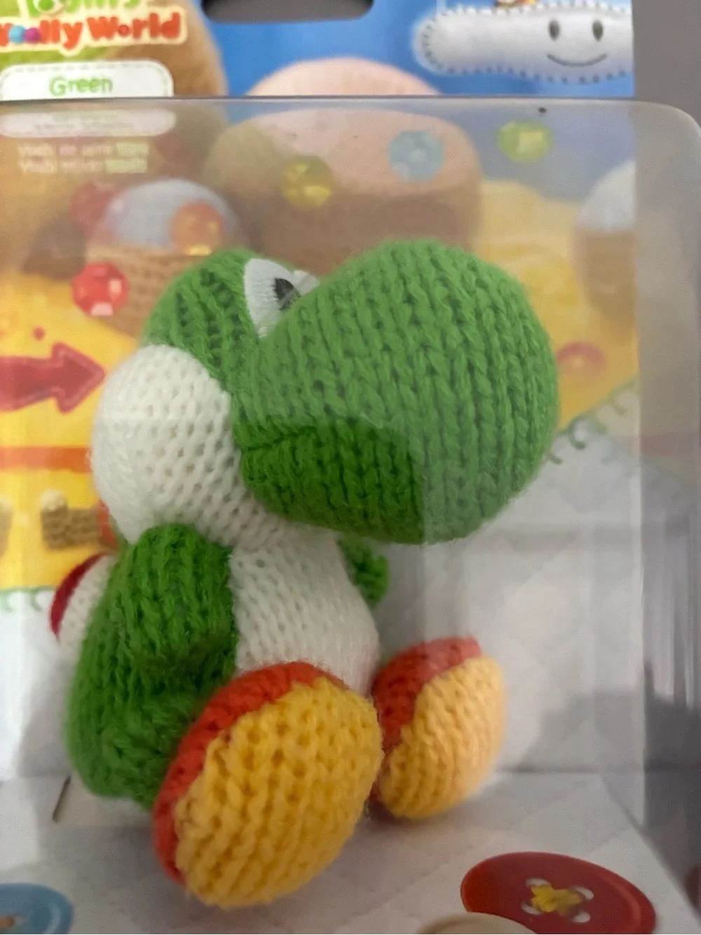 Nintendo Green and Yellow Yarn Yoshi amiibo